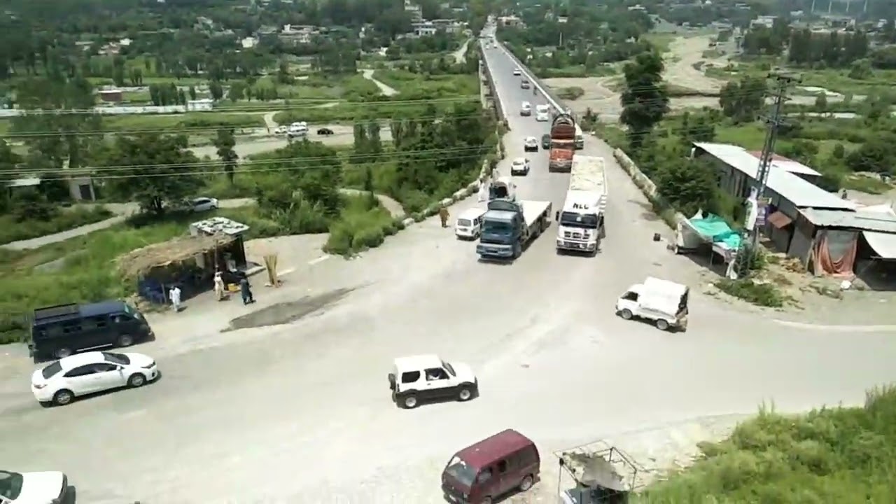 going to my beautiful village and havelian bazar by silk road