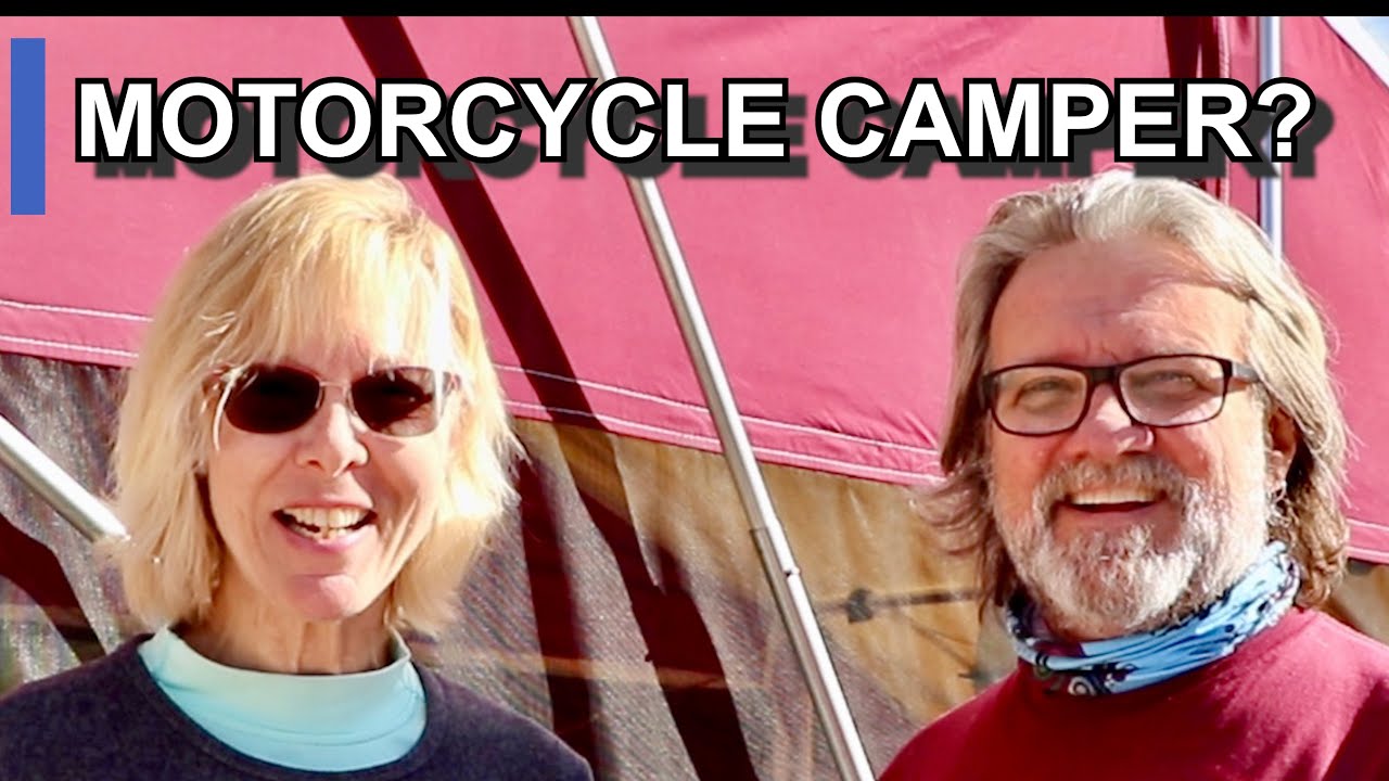 POP UP MOTORCYCLE CAMPER - What's That?  #tinyliving. (S3 EP1)