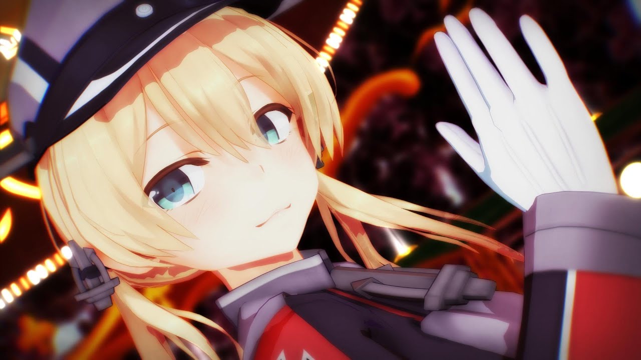 【MMD艦これ】 プリンツ・オイゲンでBURNING 【Prinz Eugen】