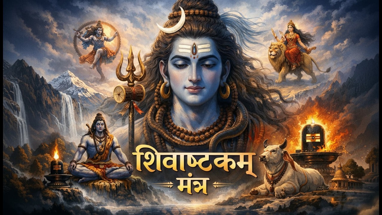 शिवाष्टकम मंत्र | सुबह-शाम सुनें और पाएं महादेव की कृपा | Shivastakam Mantra | Peaceful Shiv Prayer