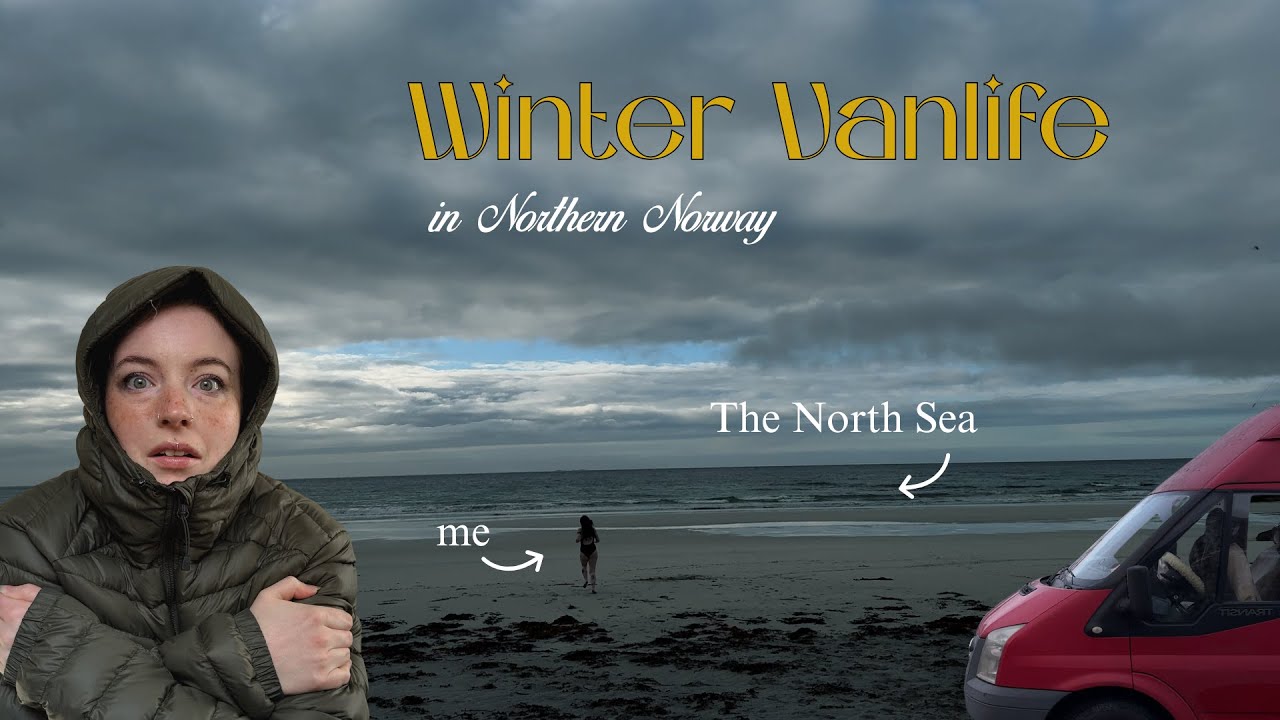 WINTER VANLIFE ☆ Swimming in the North Sea + Viking Museum