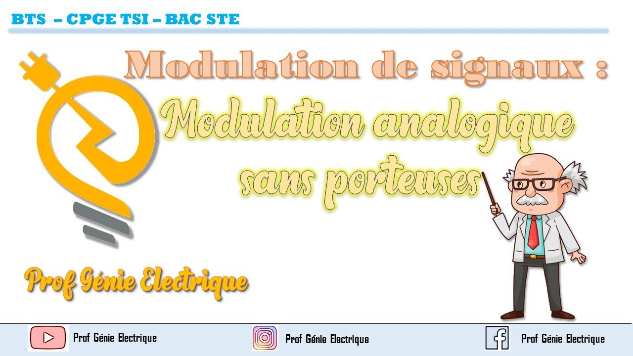 modulation des signaux : modulation analogique sans porteuse