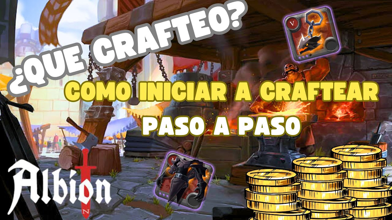 ¿Cómo EMPEZAR A CRAFTEAR? ¿Qué CRAFTEO? GUÍA PARA NUEVOS 🔥 Albion Online