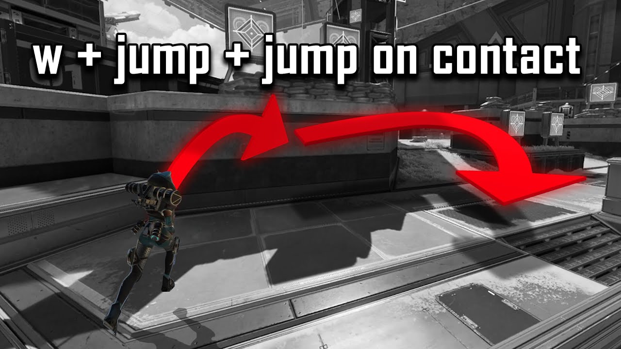 Как выполнить прыжок на выносливость в Apex Legends (прыжок по стене БЕЗ скольжения) | Руководств...