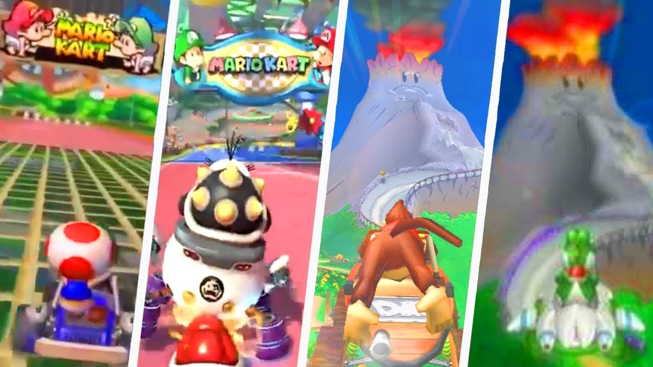 Evolution of Mario Kart GameCube Retro Tracks (2003 - 2018)