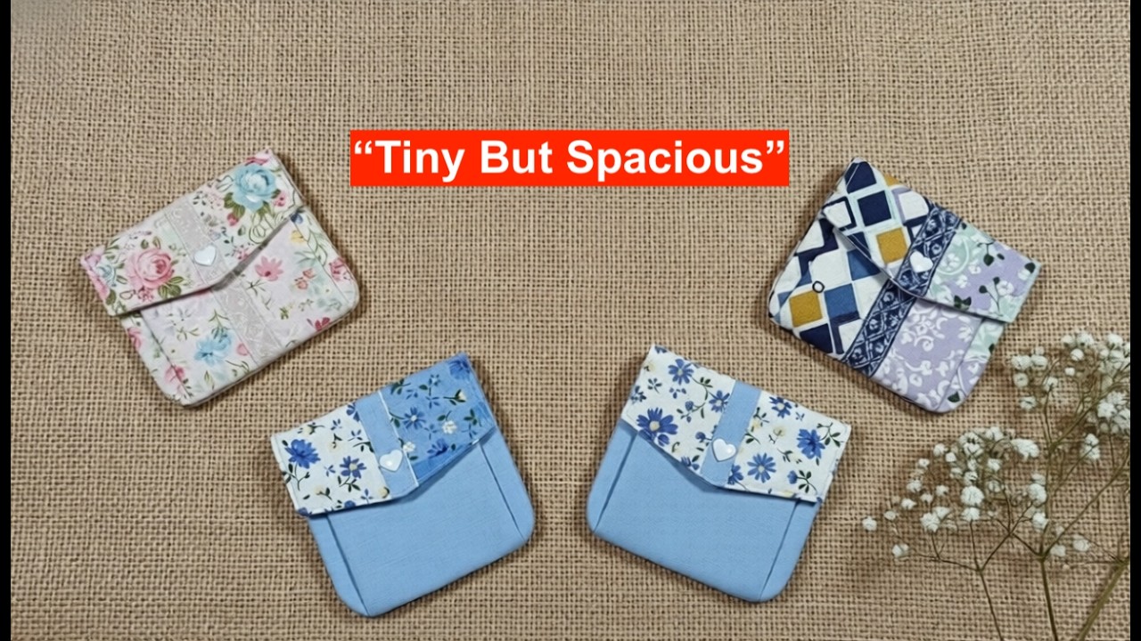 Card Holder Wallet Tutorial | Slim & Practical Mini Wallet for Beginners
