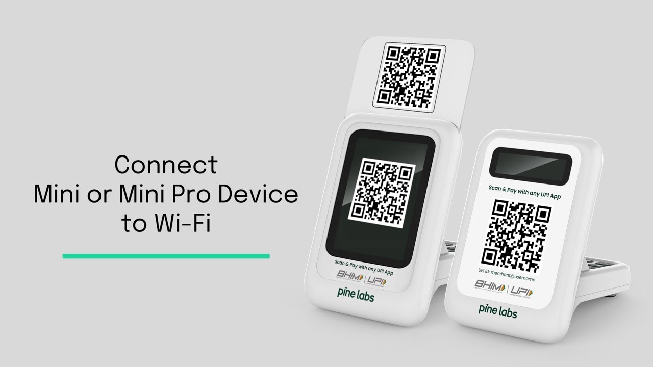 Mini & Mini Pro: Connect to WiFi | English