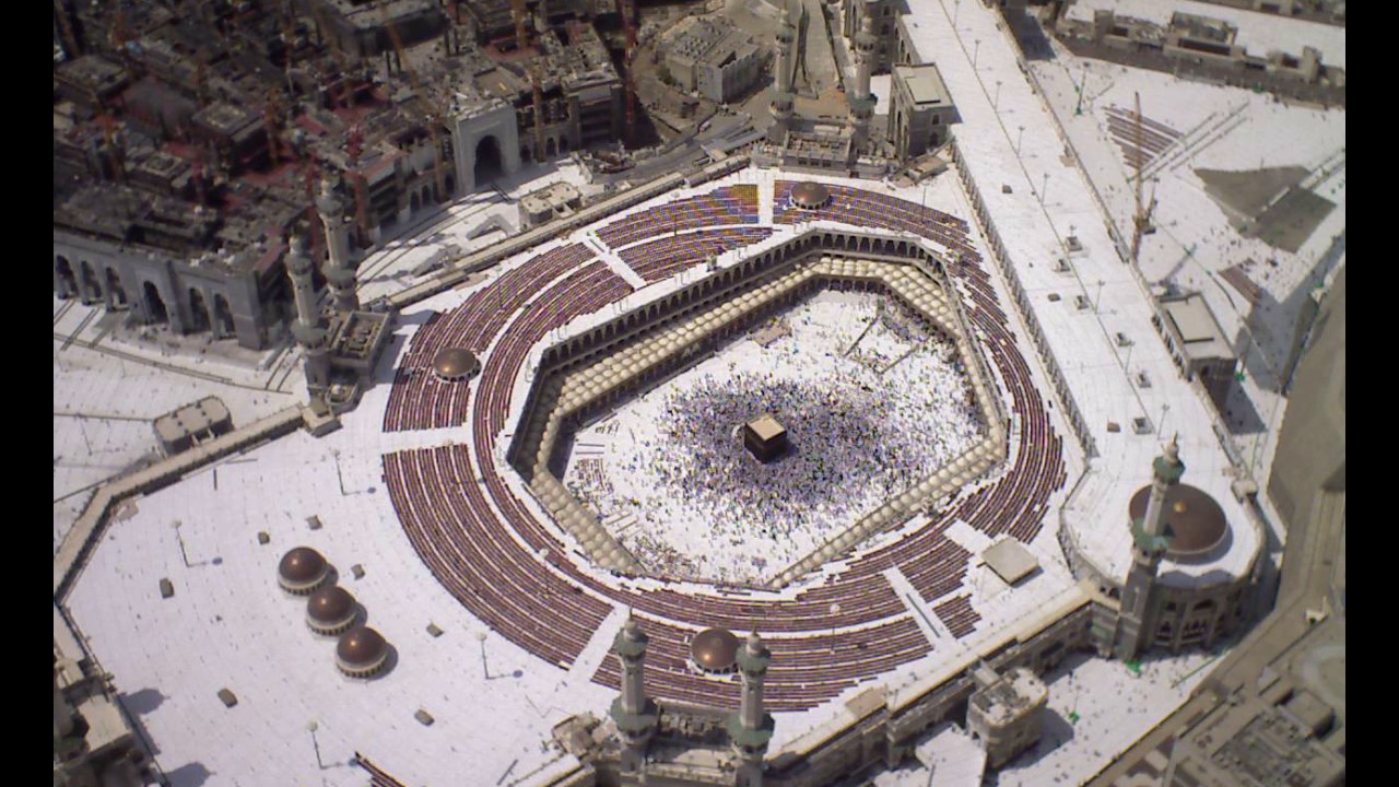 AMAZING TIMELAPSE from Clock Tower - Haram Makkah - Ramadan 2012 - Tawaf and Salah