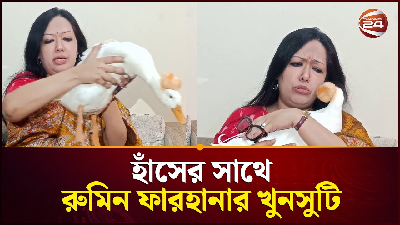 হাঁসপ্রীতি নিয়ে অজানা গল্প জানালেন রুমিন ফারহানা | Rumeen Farhana | Duck | Channel 24