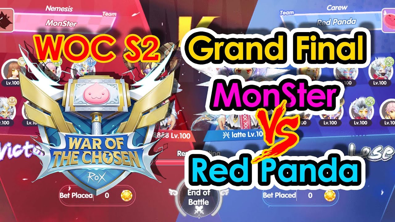 [ROX] EN Grand Final MonSter (Nemesis) vs Red Panda (Carew) WOC S2 Full Match | War Of The Chosen