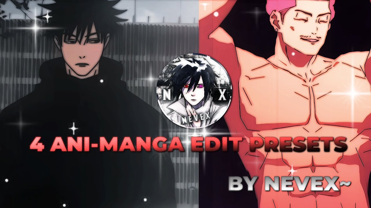 4 Ani-Manga Edit Presets | anime edit preset alight motion #anime #presetalightmotion #viral #nevex 
