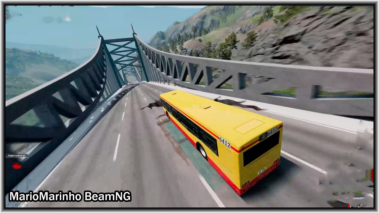 Full Throttle INSANE Long Downhill Challenge #12 | BeamNG.drive Simulation
