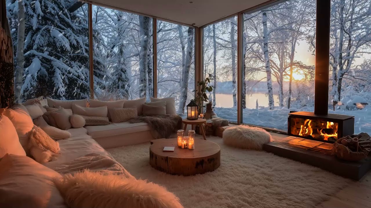 Silent Snowfall Piano Lounge | Soft White Piano for Mental Clarity & Restful Sleep