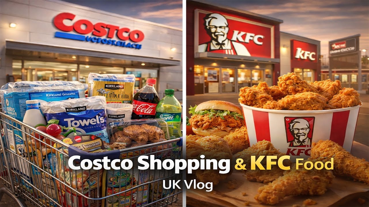 Costco Shopping & KFC Food | UK Vlog