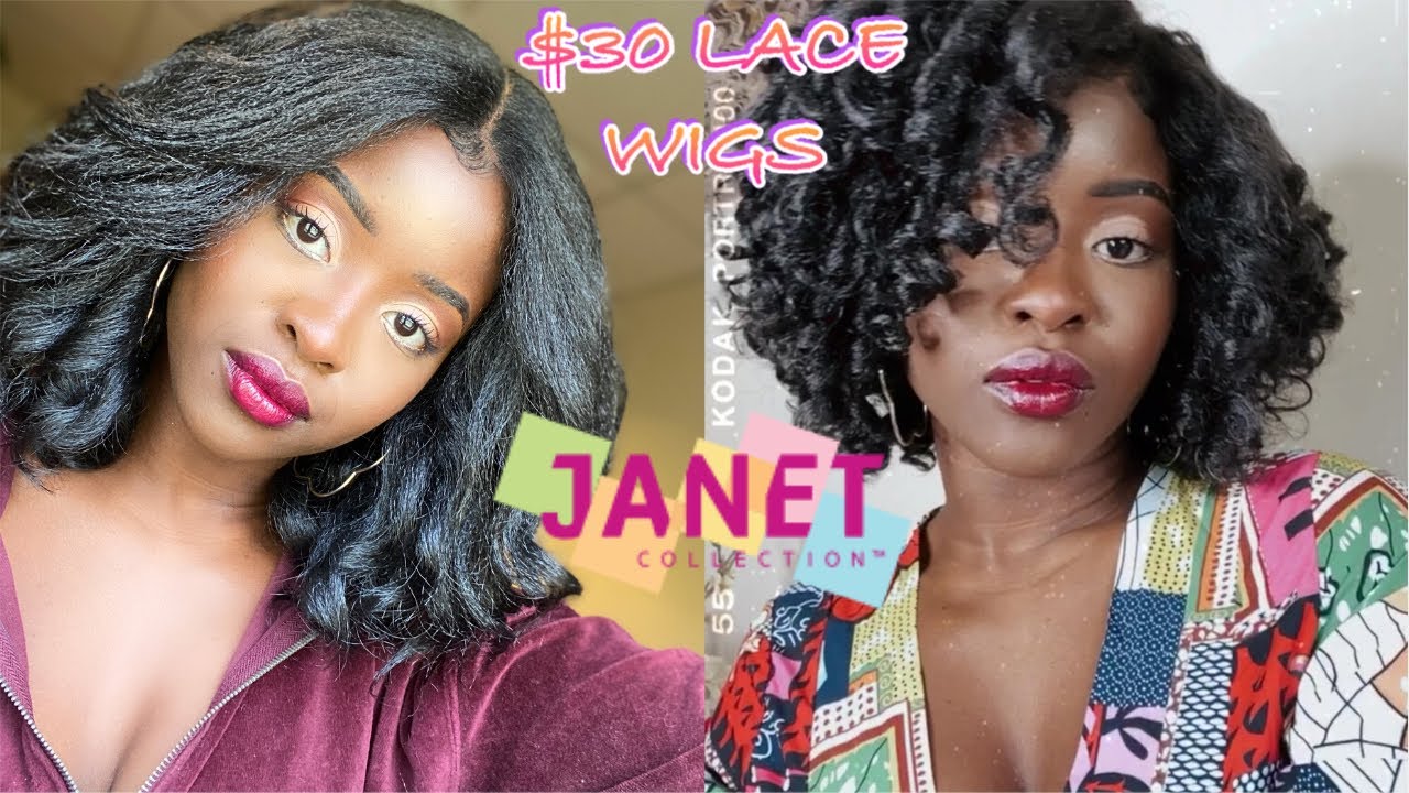 $30 NATURAL LACE WIG | JANET COLLECTION TRY ON: JODE & YANA