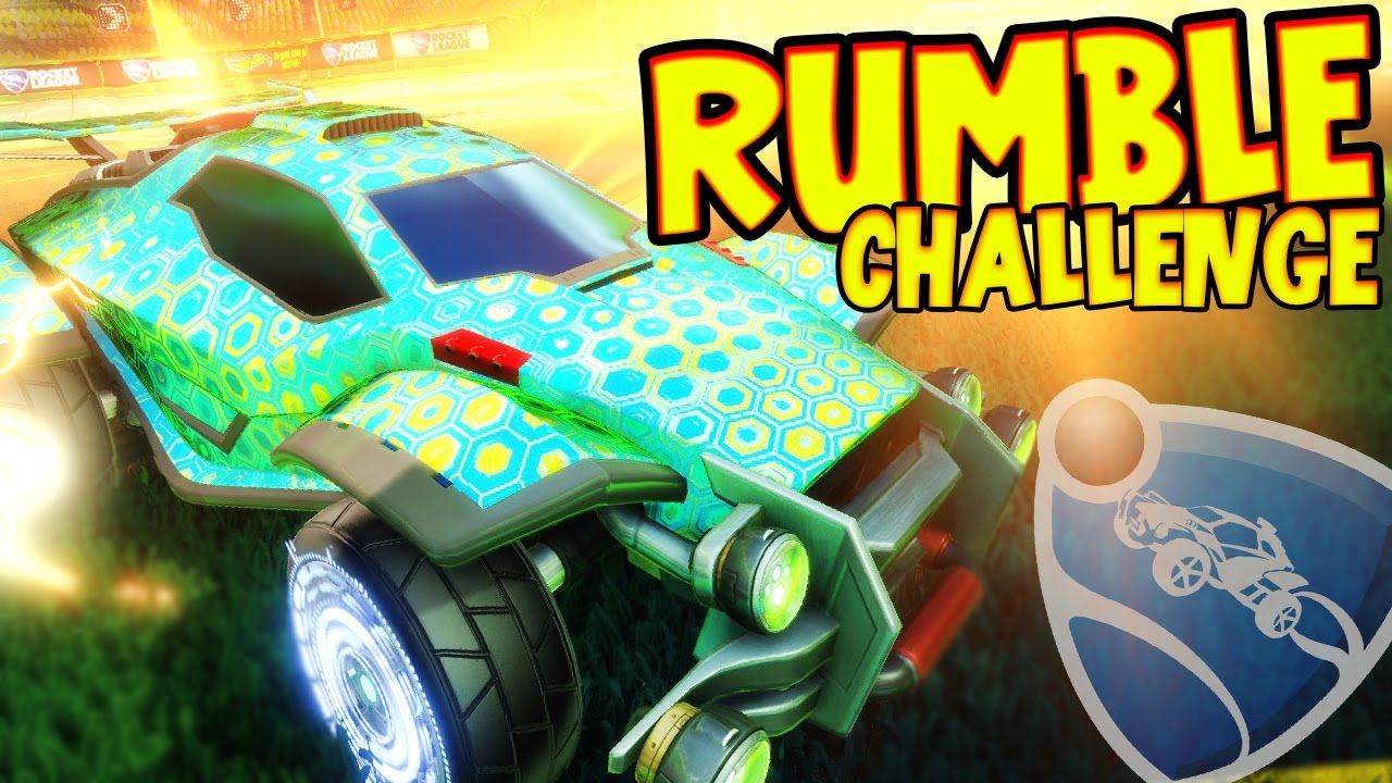 SquiddyPlays - ROCKET LEAGUE!! - RUMBLE CHALLENGE!
