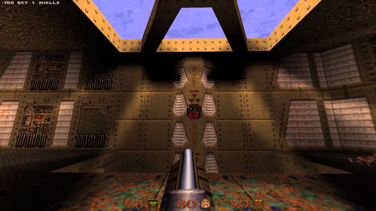 Quake - E1M1 The Slipgate Complex - 100% All Secrets - 1080p 60fps Uncommented
