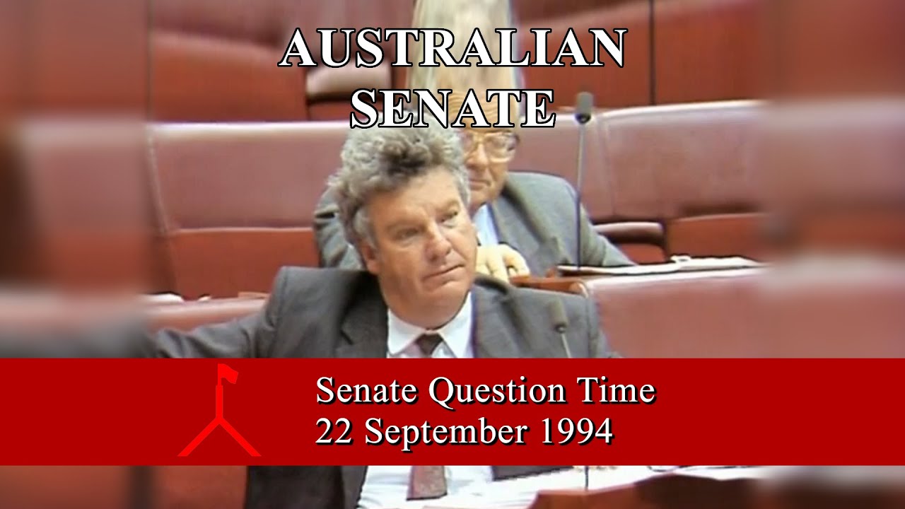 Senate Question Time - 22 September 1994