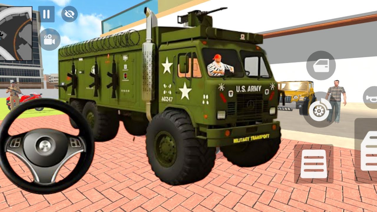 🤑Indian Thift Auto Simulator😮Indian Showroom Purchase🥳Modified Lexriy New GunArmy truk And😎Bike Game
