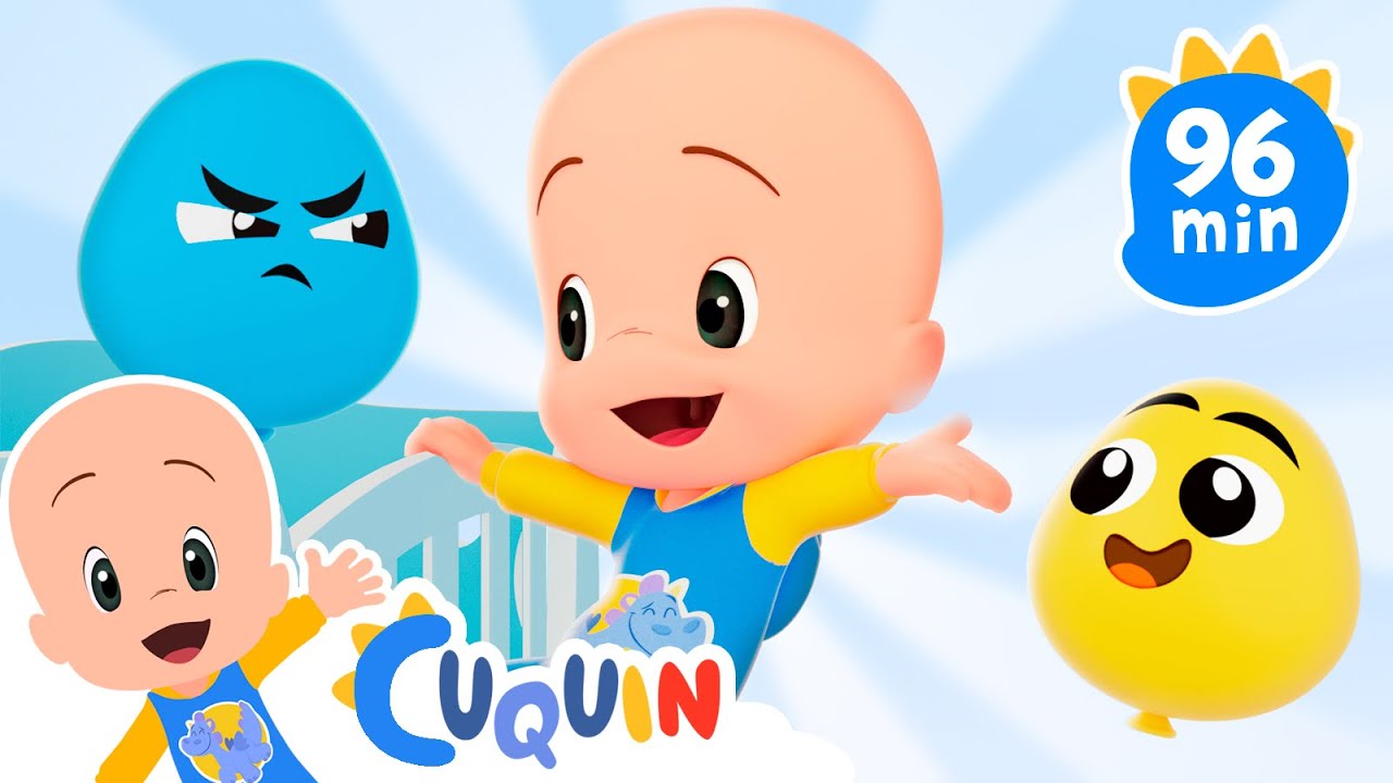 Cuquin brinca com os Balões Bebês sonolentos e mais vídeos 🎈💤  Desenhos animados para bebês