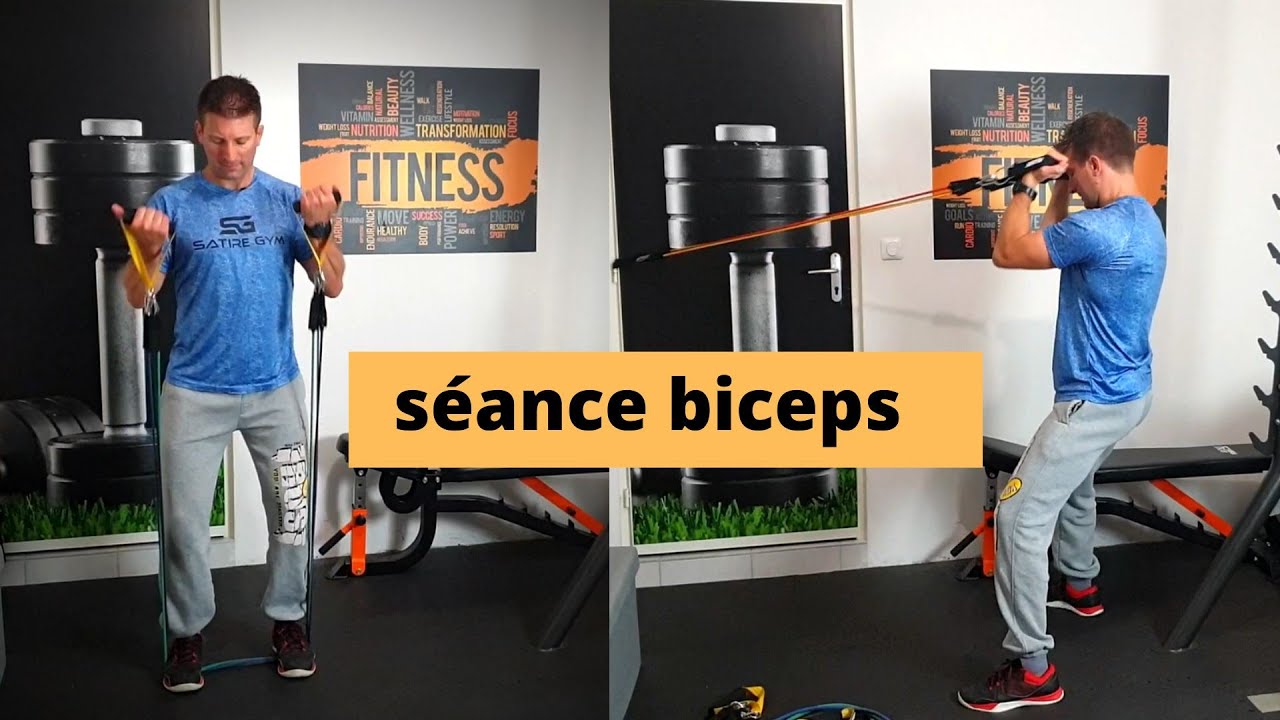 Séance complète biceps avec élastiques
