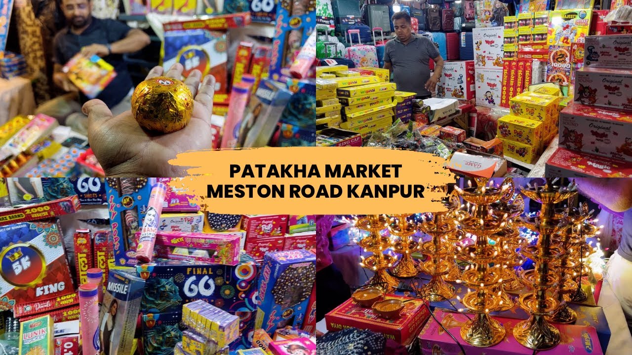 Patakha Market Meston Road Kanpur / Diwali 2024 / Dhanteras 2024