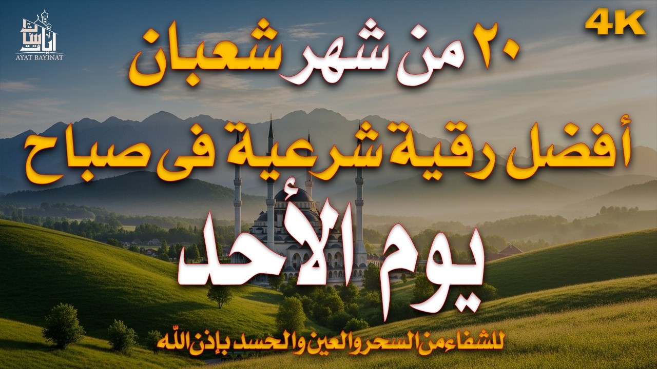 الرقية الشرعية للشفاءمن السحروالعين والحسد حصن من الشيطان رقية البيت والاولاد بصوت القارئ سعيد حمدان