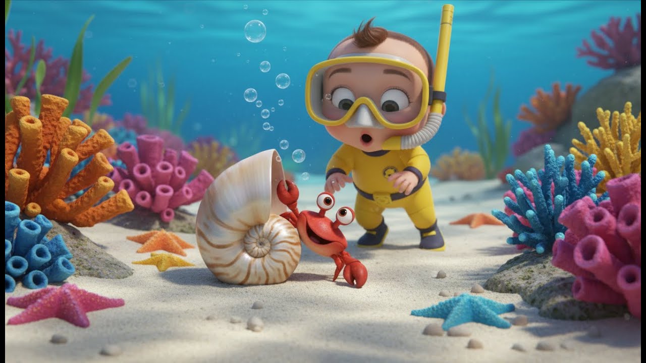 Ocean Animal Hide and Seek Song for Kids | Sea Animal Game Song, Popular Nursery Rhyme
