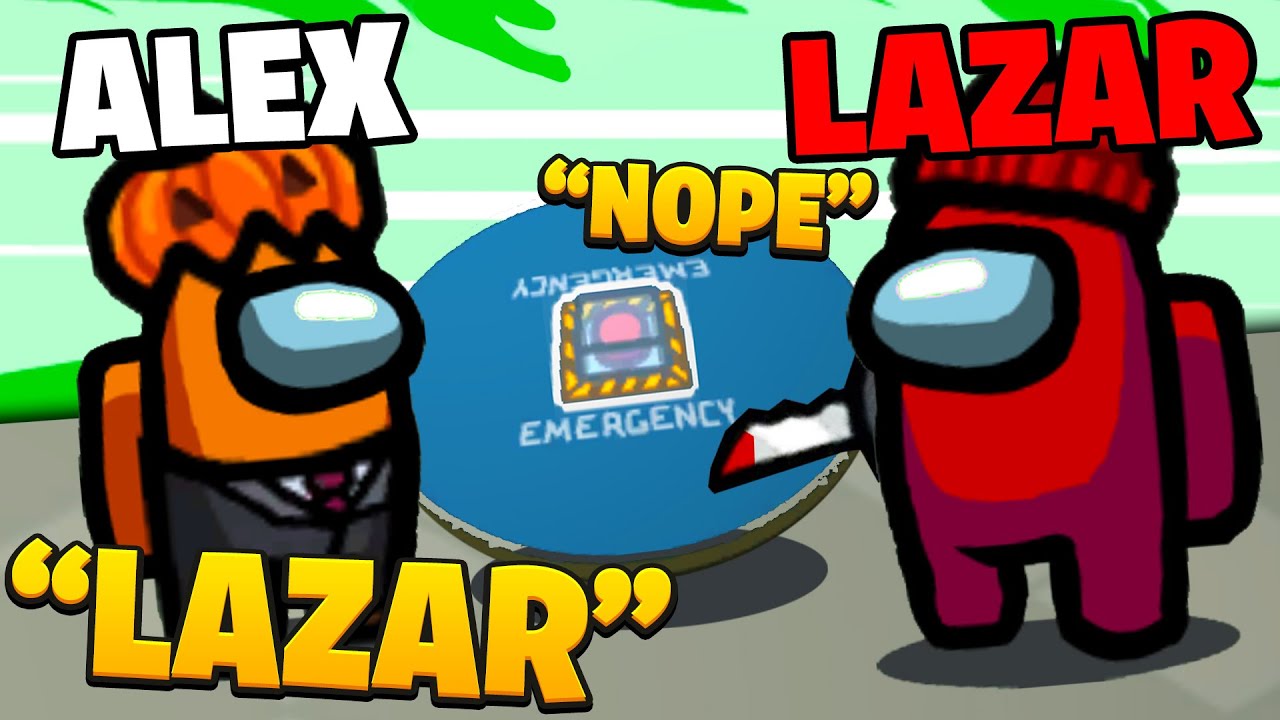 AMONG US But YOU CAN ONLY SAY 1 WORD.. Ft. Lazarbeam, Nogla, & MORE!