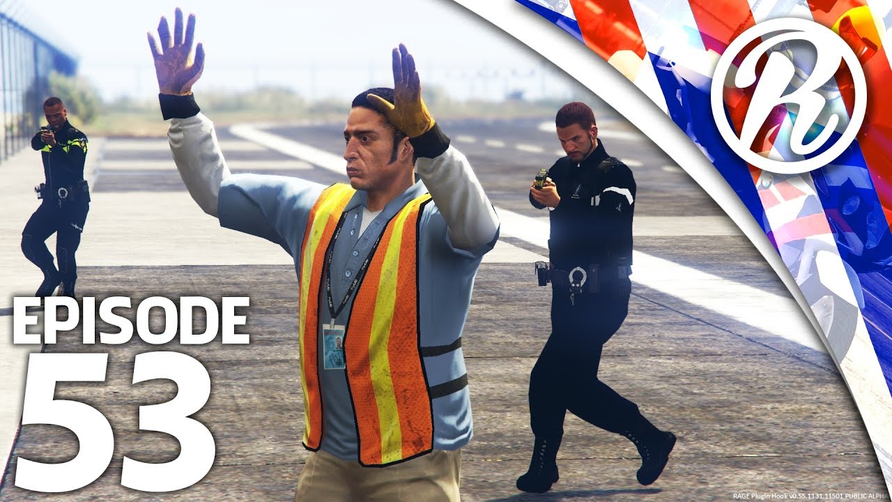 [GTA5] AANHOUDING OP DE LANDINGSBAAN!! - Royalistiq | Nederlandse Politie #53 (LSPDFR 0.31)