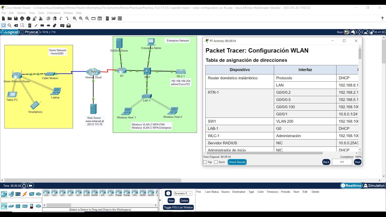 13.5.1 Configuraci&oacute;n WLAN