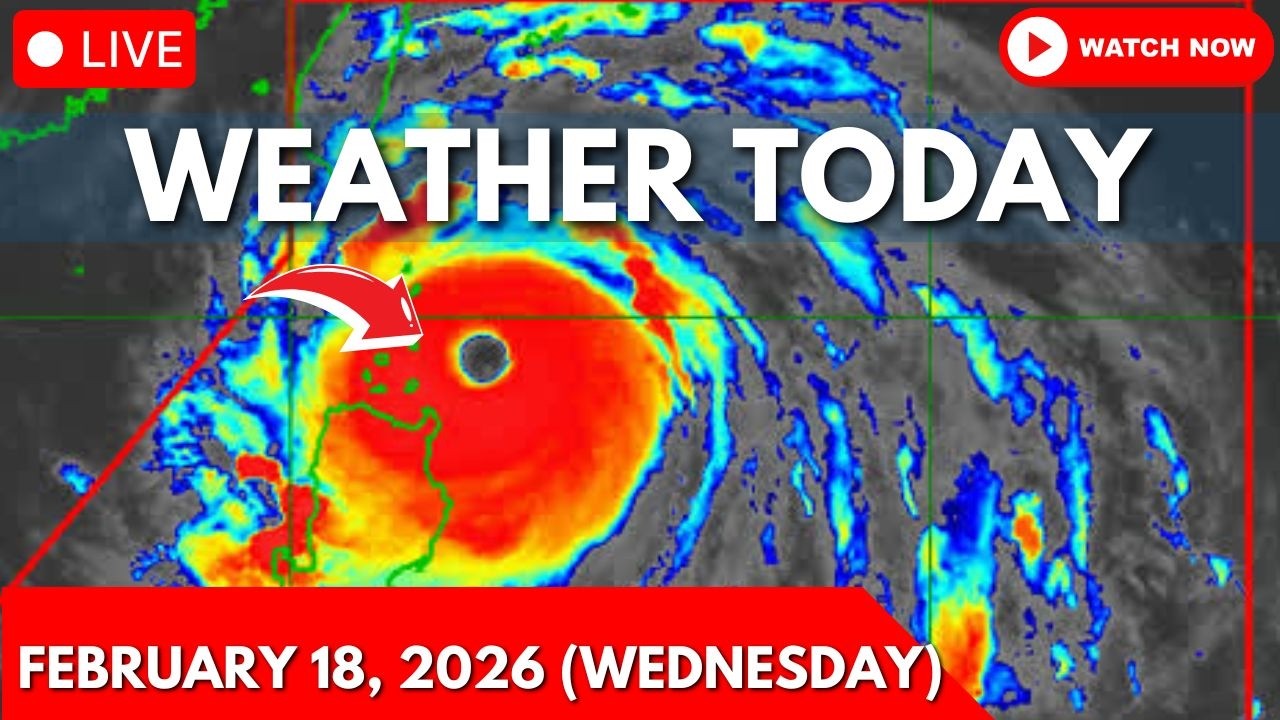 Weather Today Forecast February 18, 2026 (Wednesday) | Bagyo Update Today | LPA Update Today