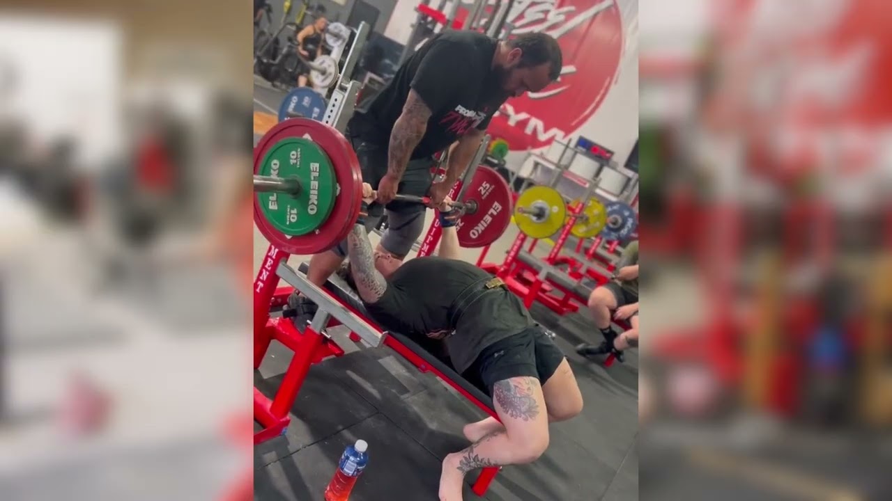 Overload Eccentric Bench Press