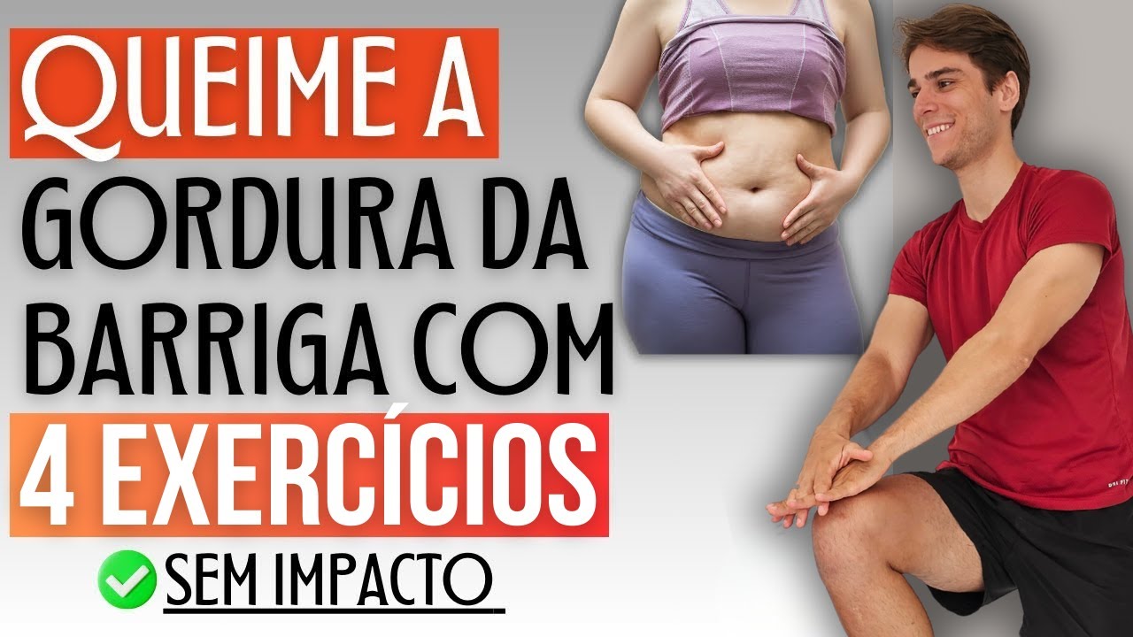 Treino de 4 exerc&iacute;cios para obter uma barriga lisa em casa - Perca cent&iacute;metros em 14 dias