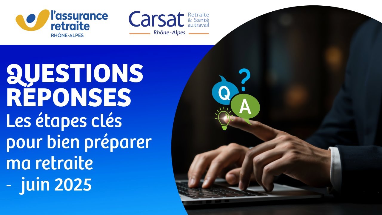 Webinaire Les étapes clés pour bien préparer sa retraite