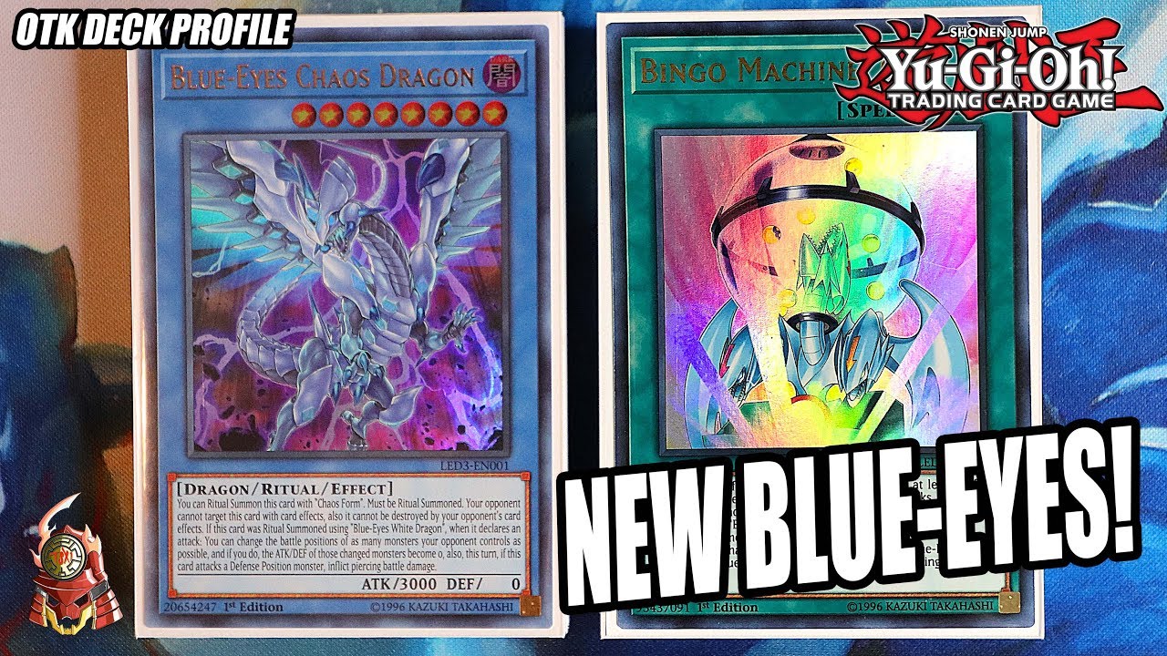 Yu-Gi-Oh! BEST! NEW BLUE-EYES CHAOS MAX DRAGON OTK DECK PROFILE! NEW SUPPORT! SEPTEMBER 2018 BANLIST