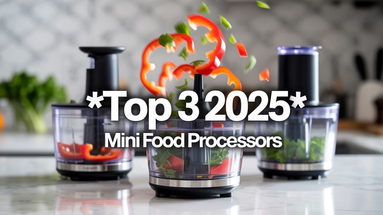 **Top 3 Best Mini Food Processors for Quick & Easy Meal Prep!**