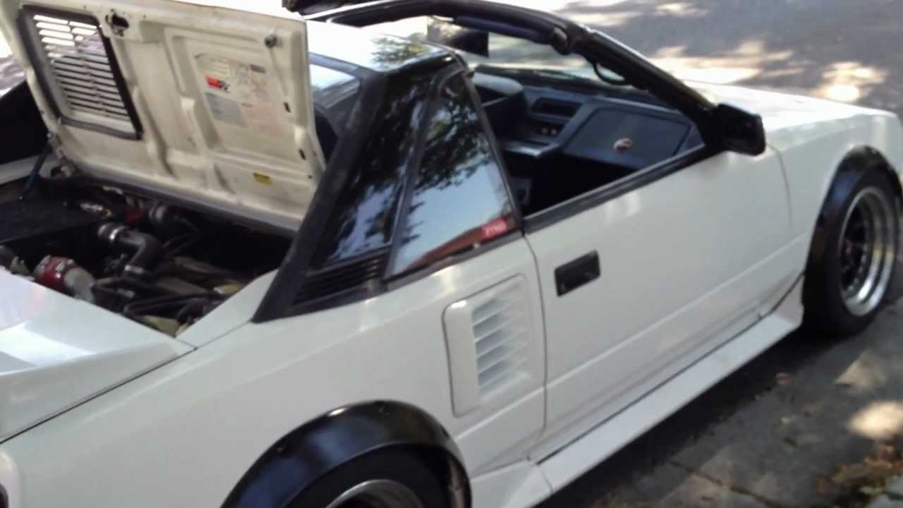 1988 MR2 Supercharged T-Top Super Clean with Deep dish wheels