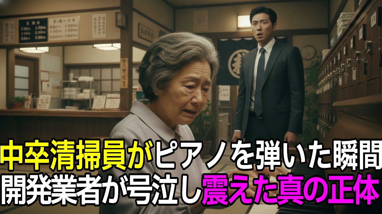 「中卒」と馬鹿にした清掃員が実は…開発業者が震え上がった衝撃の事実。人生逆転のスカッとする話
