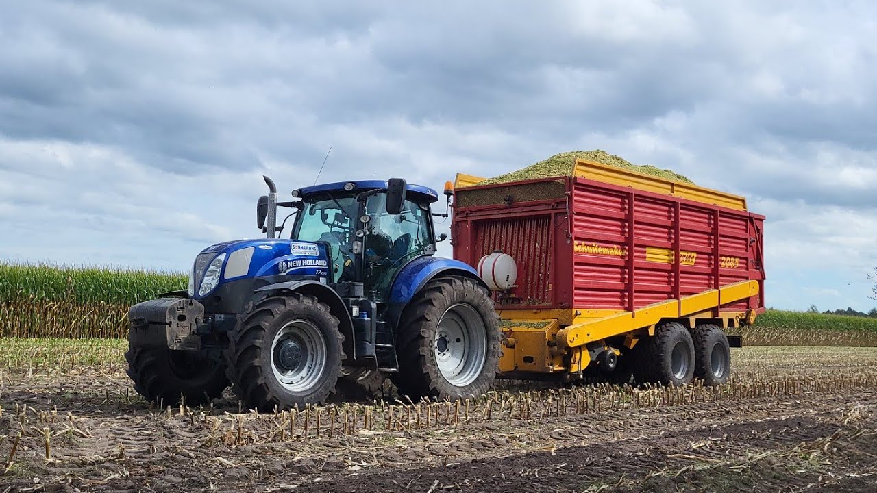 Mais silage 2023 | Claas Jaguar 960 + Fendt + New Holland | Kuunders + Sonnemans