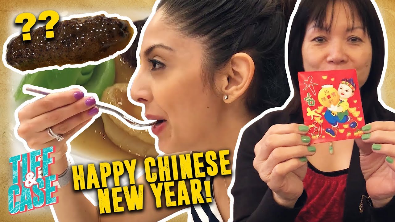 Trying sea cucumber for the first time!