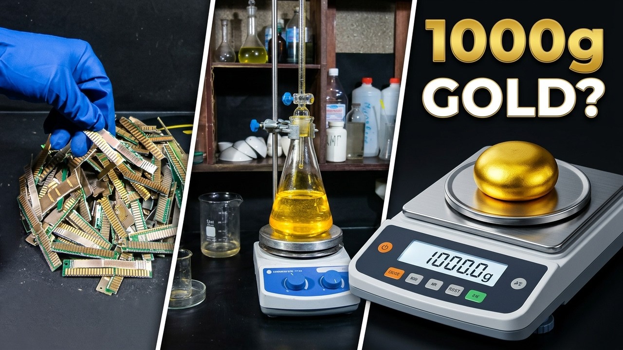 Золото с ламелей (1000г) / Gold with lamellas (1000g)