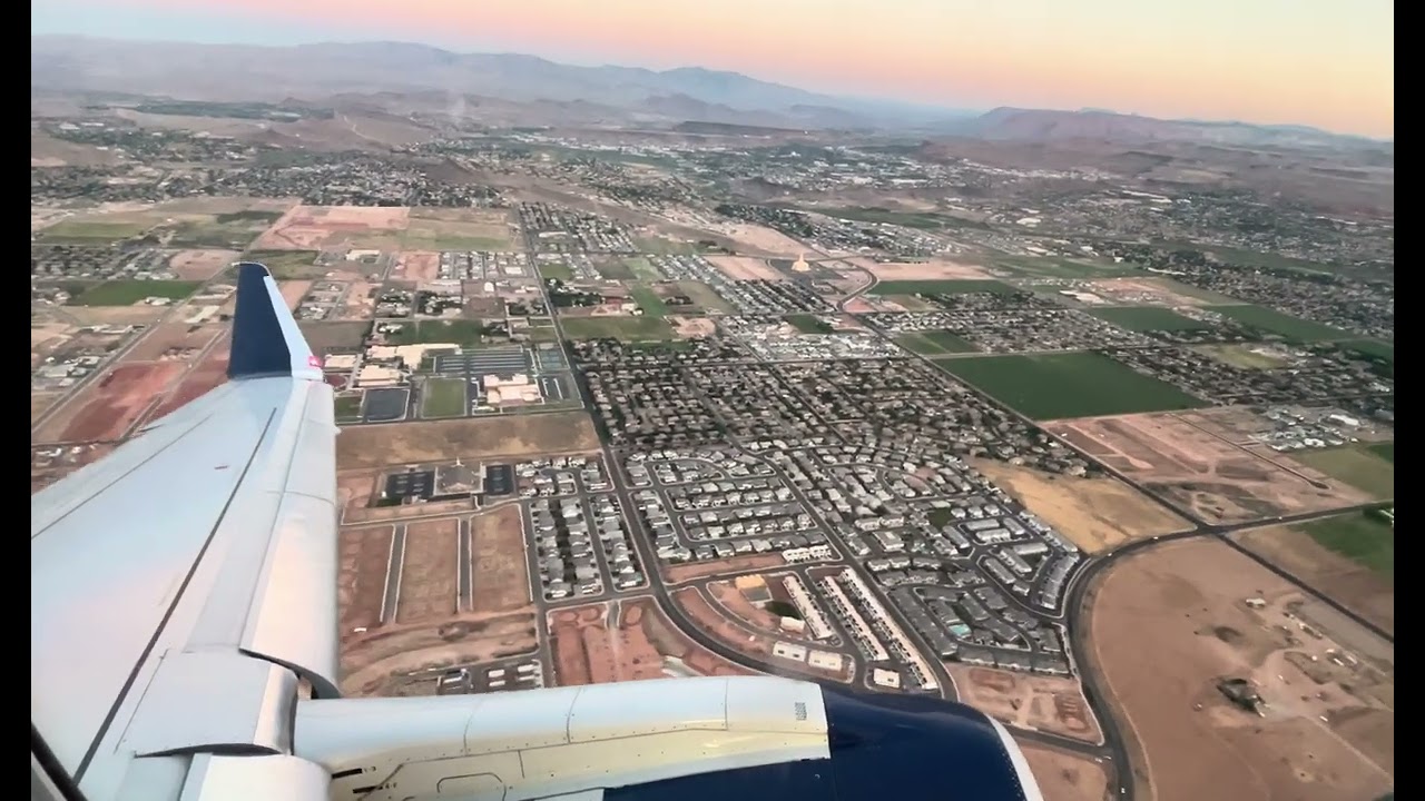 SkyWest/Delta Connection Embraer E175 Takeoff from St. George, Utah (KSGU)