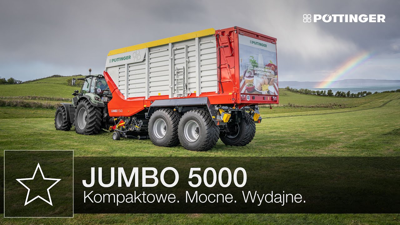 JUMBO 5000 wielozadaniowa przyczepa rotorowa - mocne strony