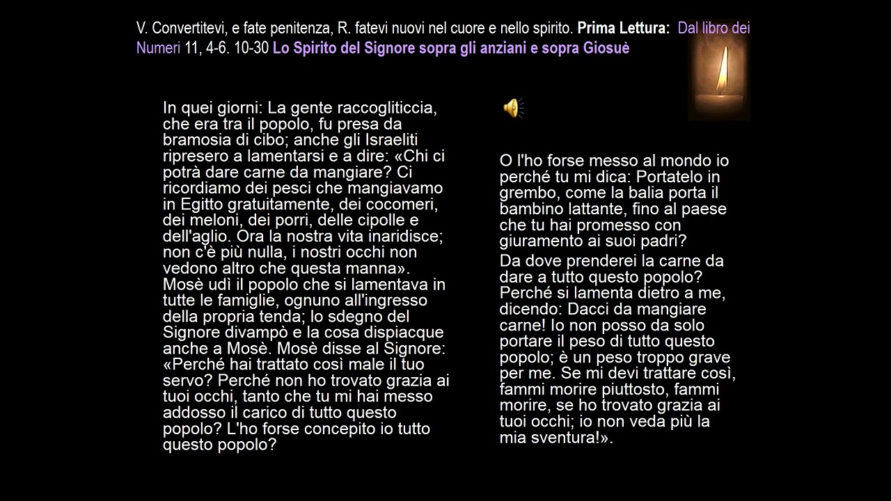 Ufficio Letture IV sett di Quaresima Mercoledi 18mar026