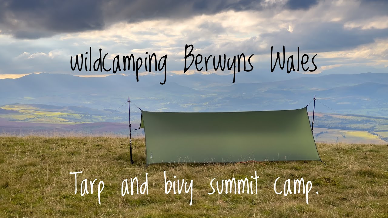 Tarp and bivy summit camp