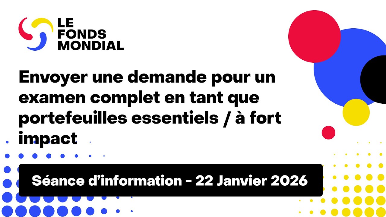 Envoyer une demande pour un examen complet en tant que portefeuilles essentiels / à fort impact