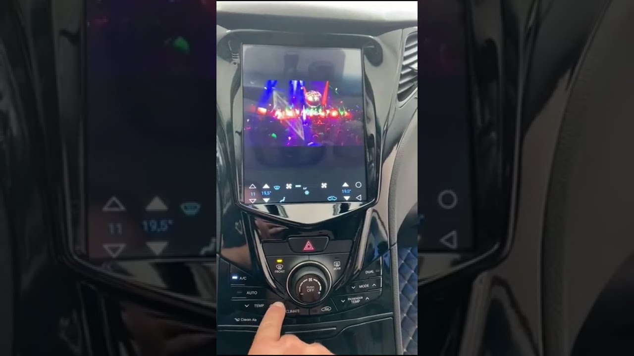Central multimídia tesla Hyundai Azera 2012 à 2017,smart key chave presencial.