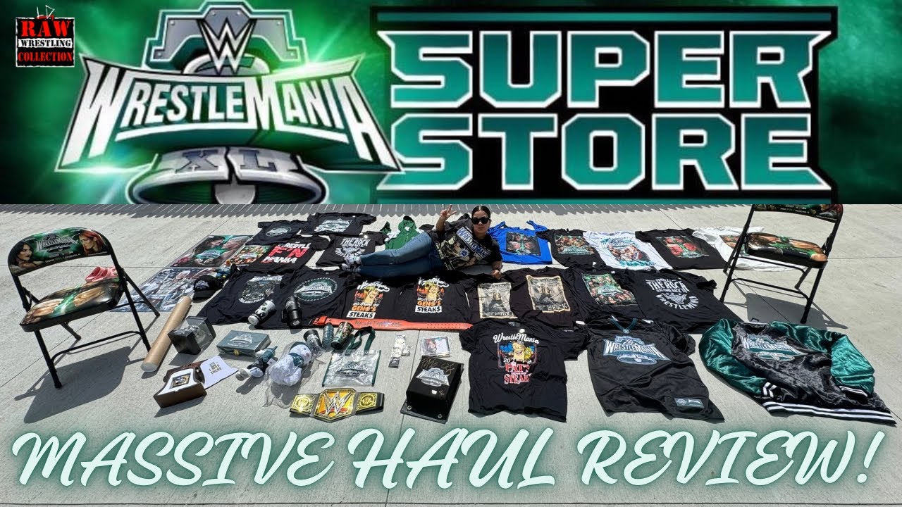 WWE WRESTLEMANIA 40 SUPERSTORE | Massive Review | Largest Haul? | Must See 👀 2024