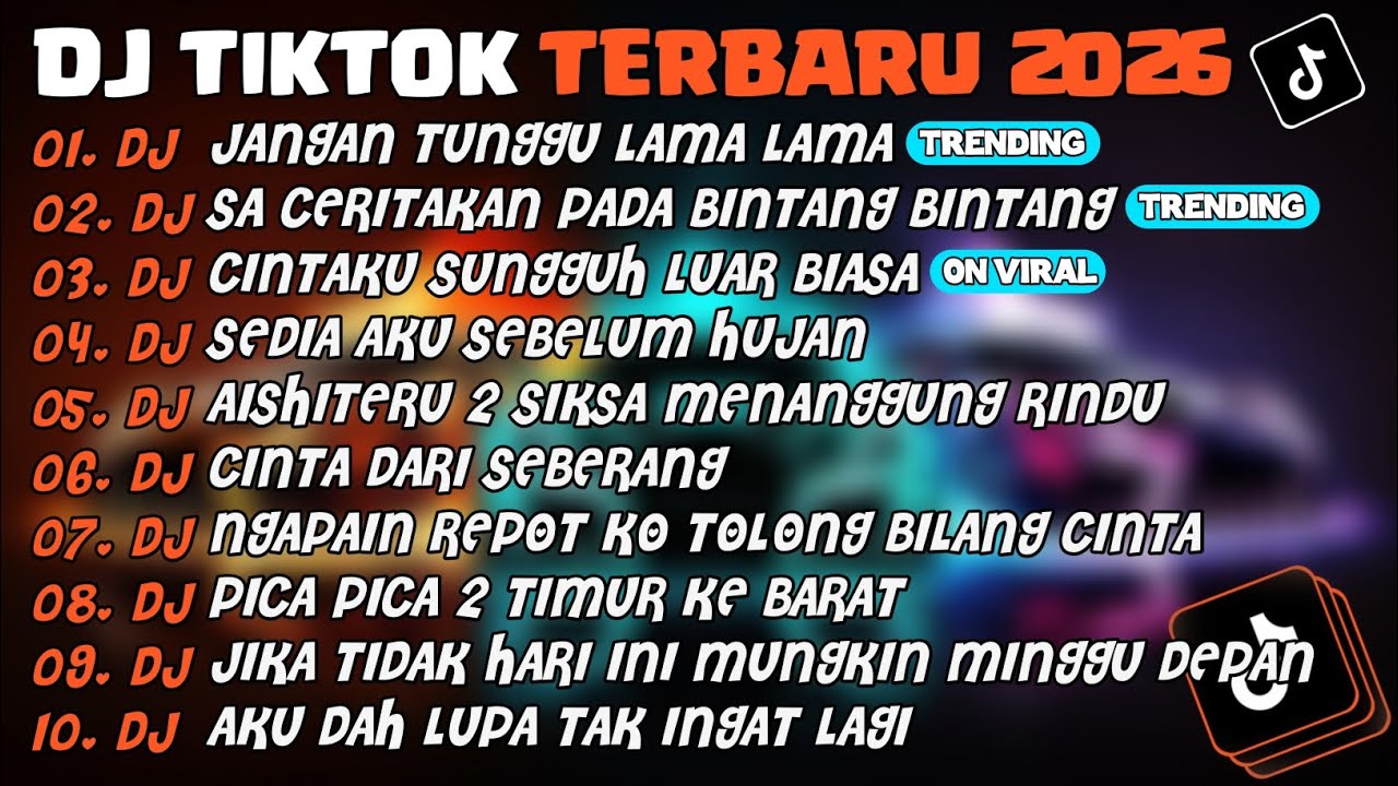 DJ TIKTOK TERBARU 2026🎵DJ JANGAN TUNGGU LAMA LAMA²🎵DJ SA CERITAKAN PADA BINTANG²🎵 FULL ALBUM
